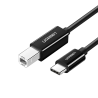 Ugreen Cable imprimante USB-C to BM Noir 2M