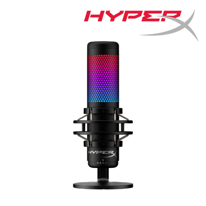 MICRO-GAME HyperX QuadCastS Blk-Gry HMIQ1S-XX-RG G