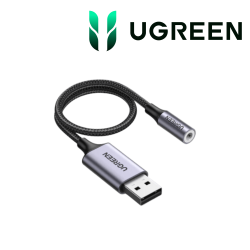 Ugreen Cable USB-A to Port Jack audio 3 5mm 