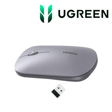 Ugreen Souris sans fil 2 4Ghz 10M GRIS Clair