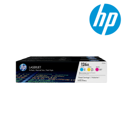 HP 126A Cyan Magenta Yellow Tri-pack LaserJet