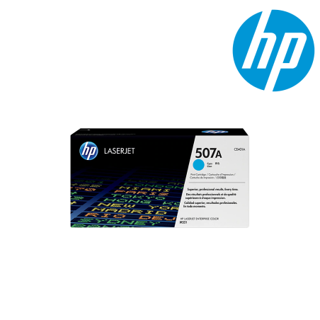 HP 507A Cyan LaserJet Toner Cartridge