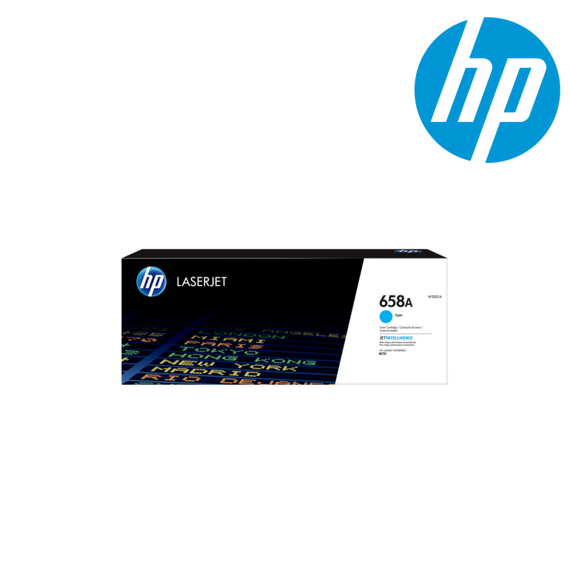 HP 658A Cyan Original LaserJet Toner Cartridge