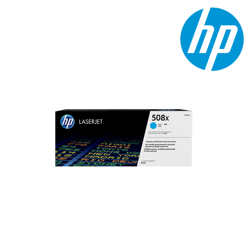 HP 508X Cyan LaserJet Toner Cartridge