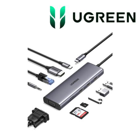 Ugreen Station d accueil USB-C 10 en 1