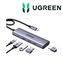 Ugreen Station d accueil USB-C 5 en 1