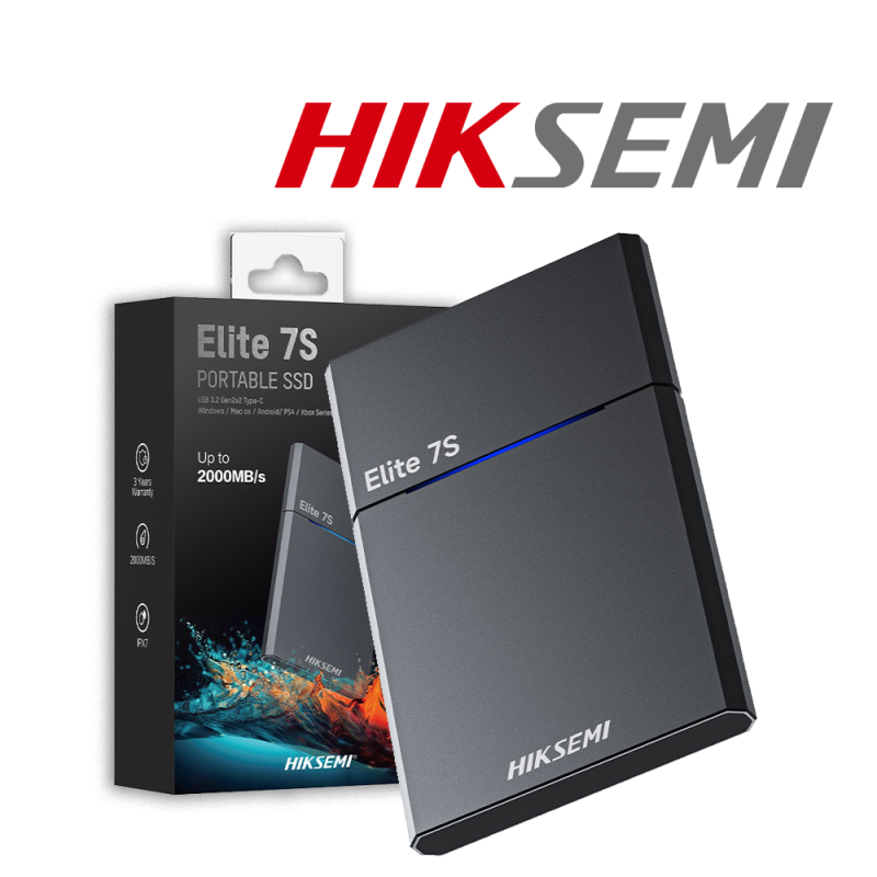 DISQUE DUR HIKSEMI ESSD 1T Elite7S 3.2 2000MB s