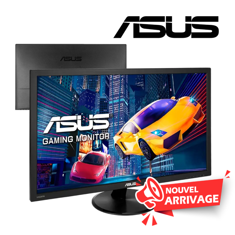 ASUS Moniteur GAMING  VP228HE BK 1MS EU  DSUB HDMI