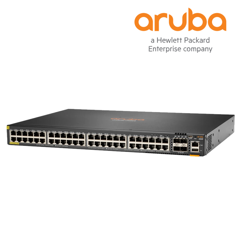 Aruba 6200F 48G CL4 PoE 4SFP  370W Switch 