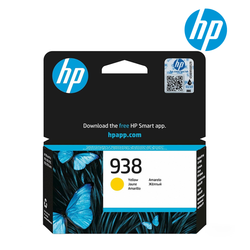 HP 938 Yellow Original Ink Cartridge