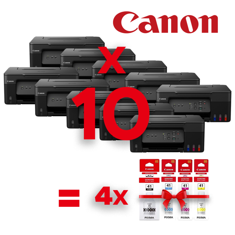 CANON PACK  10 x G3430   4 jeux GI-41 offert