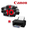 CANON PACK 10 x Pixma TS3640   3xCL-446 Offert