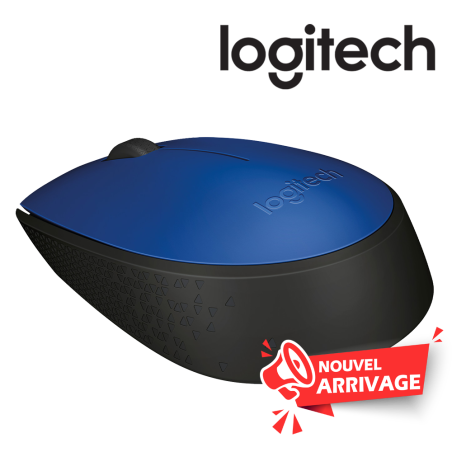 LOGITECH SOURIS M171 Wireless - BLUE-K - 2.4GHZ.