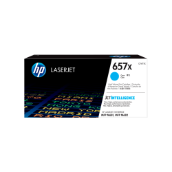 HP 657X High Yield Cyan Original LaserJet Toner Ca